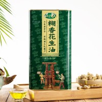 山歌糊香花生油5L 山东非遗技艺 古法工艺 手工制作 物理压榨