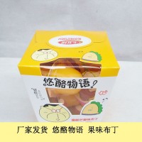 卡其诺精装贴牌布丁 休闲食品悠酪物语芒果味480克每件18盒批代工 200件