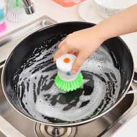 厨房洗锅刷液压洗碗不沾油清洁刷自加液海绵洗碗刷厨房小工具厂家