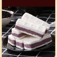 紫薯黑米芡实糕无蔗糖传统古早味糕点零食代餐饱腹零食厂家批发