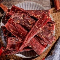 四川风味特产麻辣肉干手撕厂家直供批发小零食 风干肉（此