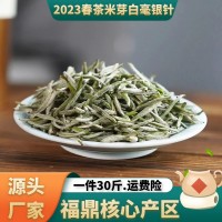 福鼎白茶新茶花香头采白毫银针米粒芽高山茶叶散装500g批发