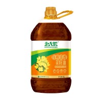 北大荒压榨浓香非转基因菜籽油批发粮油5L10斤食用油家用菜籽油