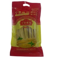 工厂直销商用批发原汁原味纯黄豆腐竹条可火锅油炸250g30包一箱