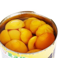 水果黄桃果之林罐头大黄桃半3公斤6罐装中西自助餐饮酒店火锅烘培