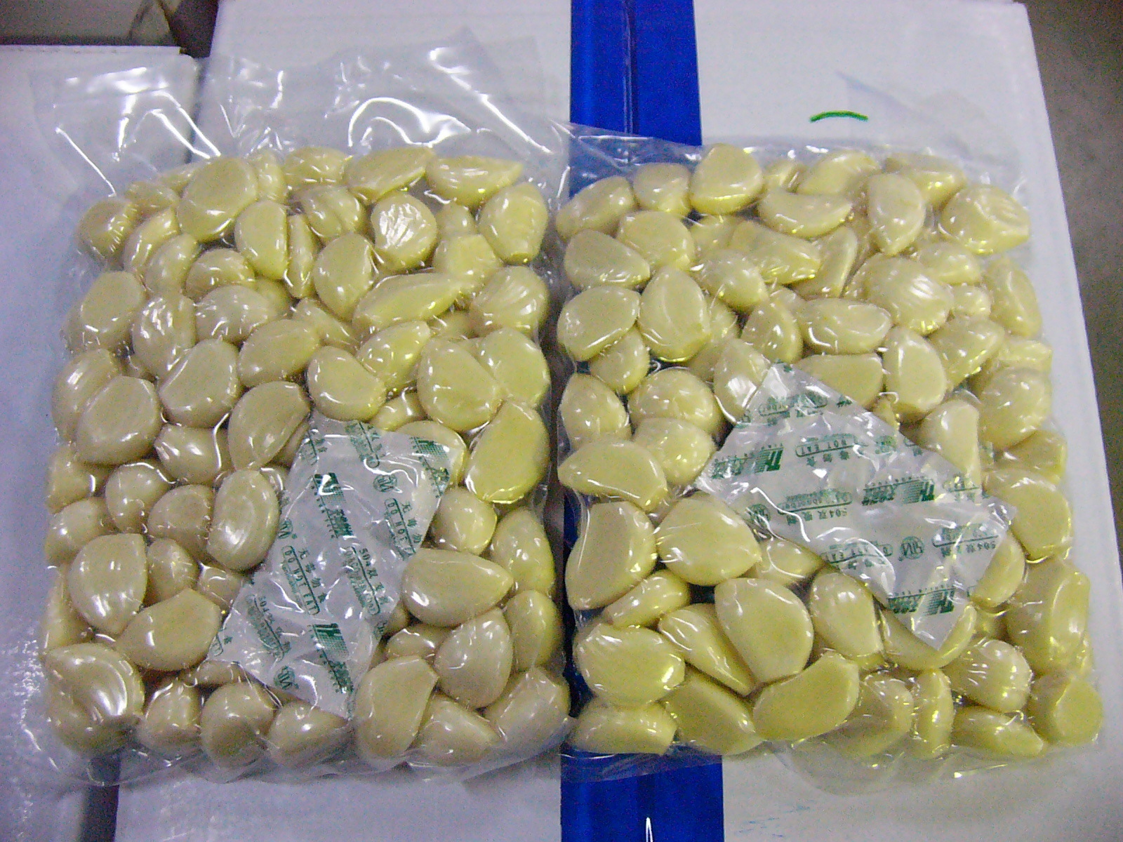 保鲜蒜米，真空充氮，40尺装25吨